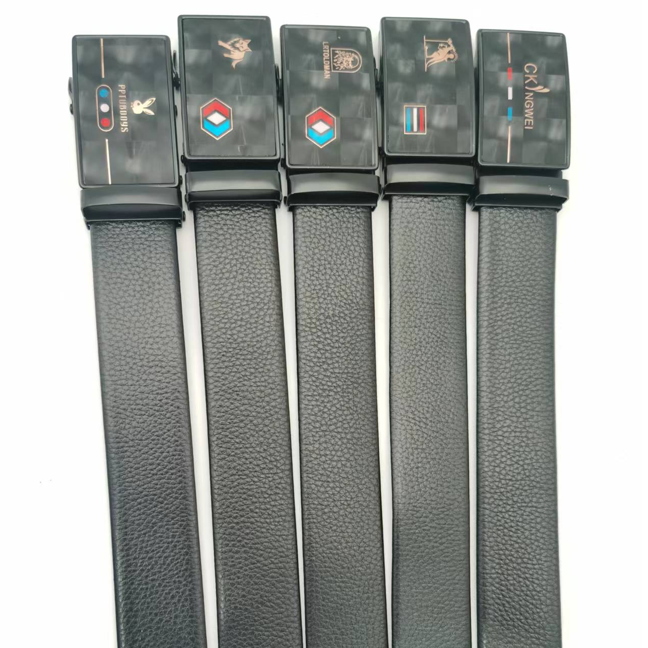 Belt men's automatic buckle belt, popular in casual business shopping malls and supermarkets, domestic sales and foreign trade direct sales by the manufacturer details Picture