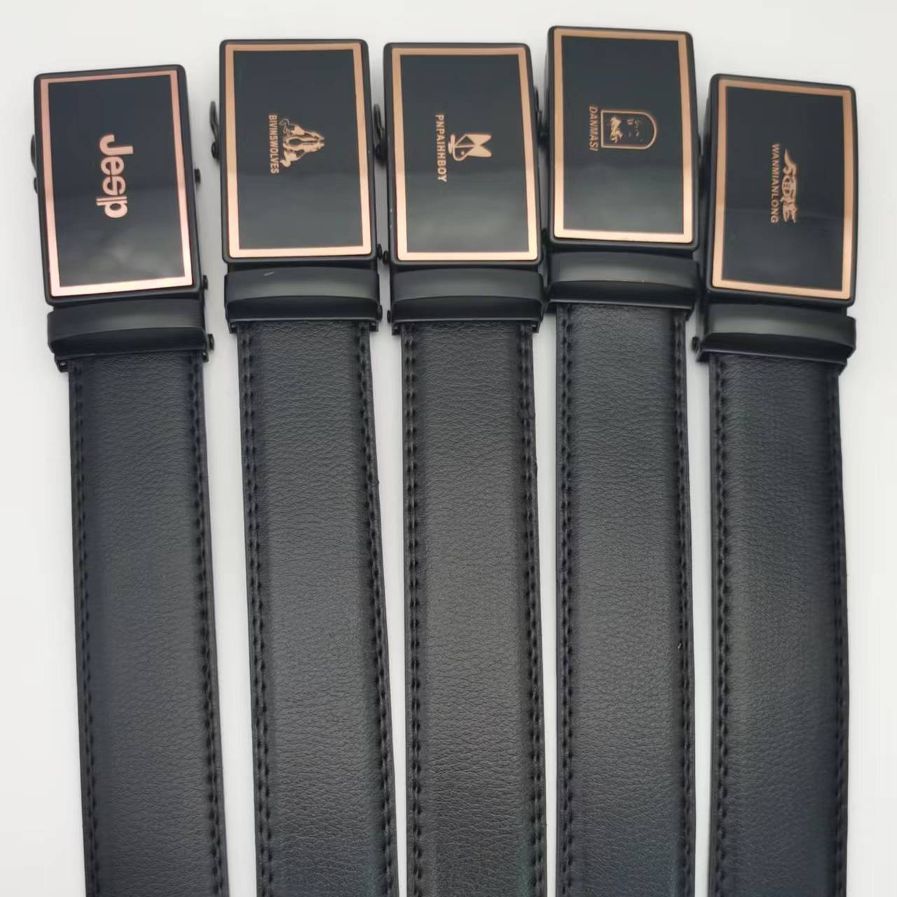 Belt men's automatic buckle belt, popular in casual business shopping malls and supermarkets, domestic sales and foreign trade direct sales by the manufacturer Application Scenario