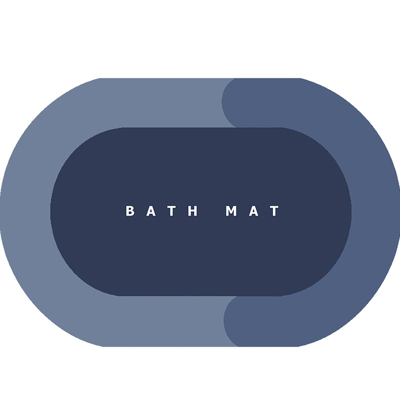 Diatom Mud Cushion Absorbent Mat Toilet Door Mat Non-Slip Bathroom Foot Mat Bathroom Quick-Drying Mat Carpet Item Picture