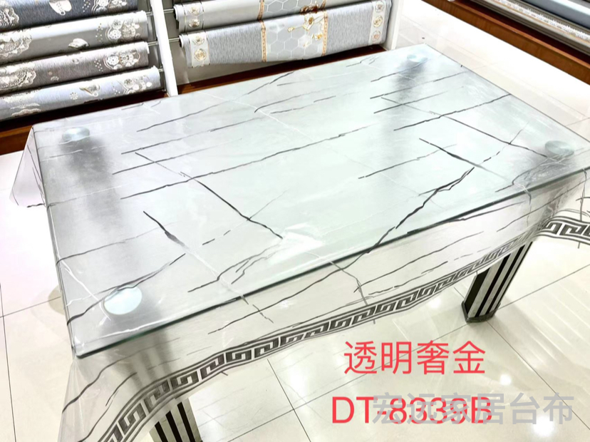 Table Cloth Waterproof, Oil-Proof, Non-Washable And Ironing Plastic Pvc Table Mat Transparent Coffee Table Mat 1.37*20 Meters