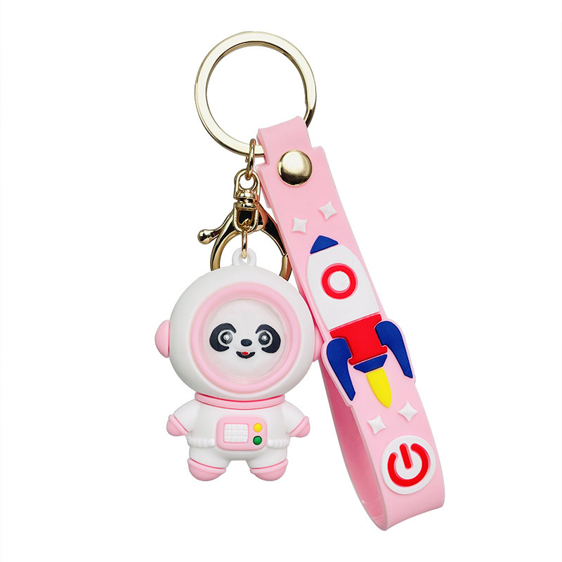 Wholesale of panda keychains, cartoon dolls, keychains, cute bags, pendants, personalized auto parts and creative pendants Item Picture