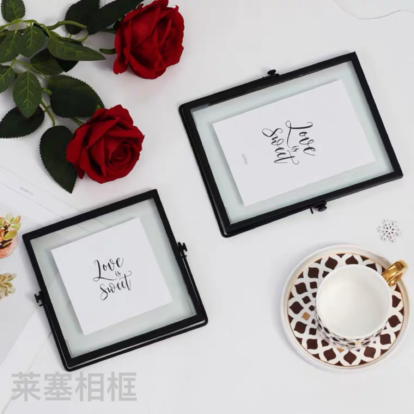 Creative ironwork and metal material decorative items for home decoration, living room and bedroom handicrafts, photos, metal photo frames Item Picture