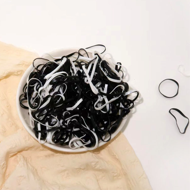 儿童发圈女孩皮筋发圈橡皮筋一次性小皮筋扎头发皮绳DIY牛皮筋