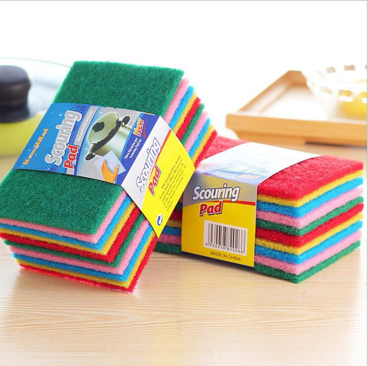 Add hard color dishcloth dishcloth dishcloth sponge dishcloth kitchen non-stick dishcloth single sheet price