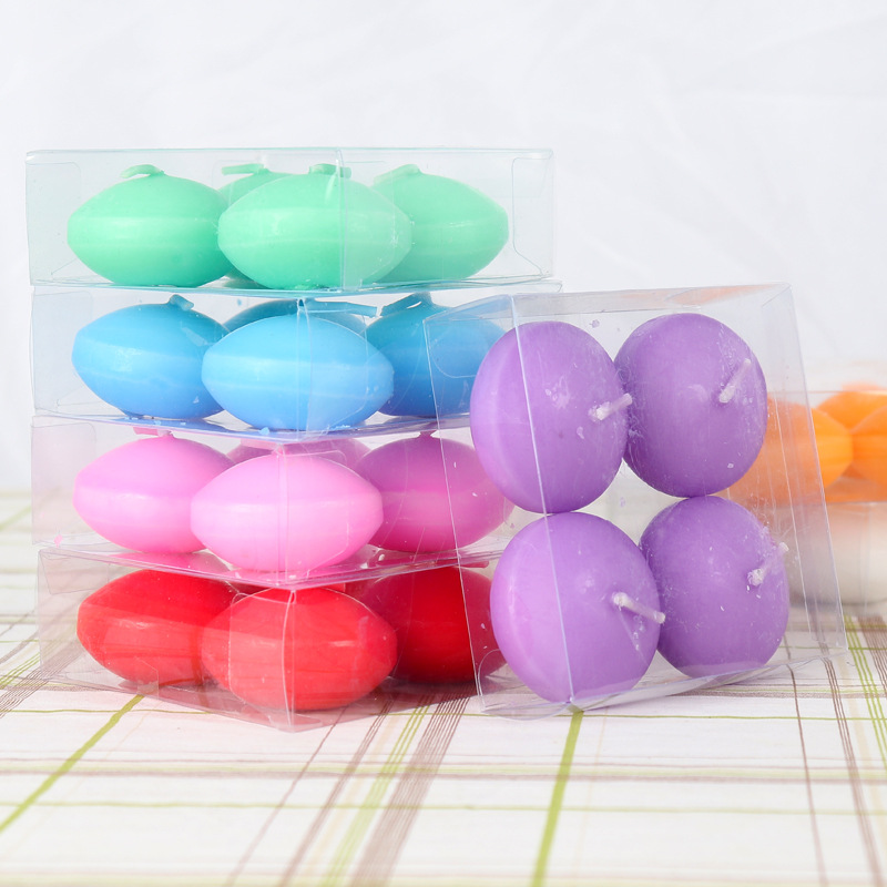 Candle Batch Romantic colored water float Candle Float wax Float wax Birthday party wedding candle decoration