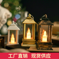 Christmas decorations retro Mini Horse-lights LED electronic candle lights Home decoration ornaments gift lanterns