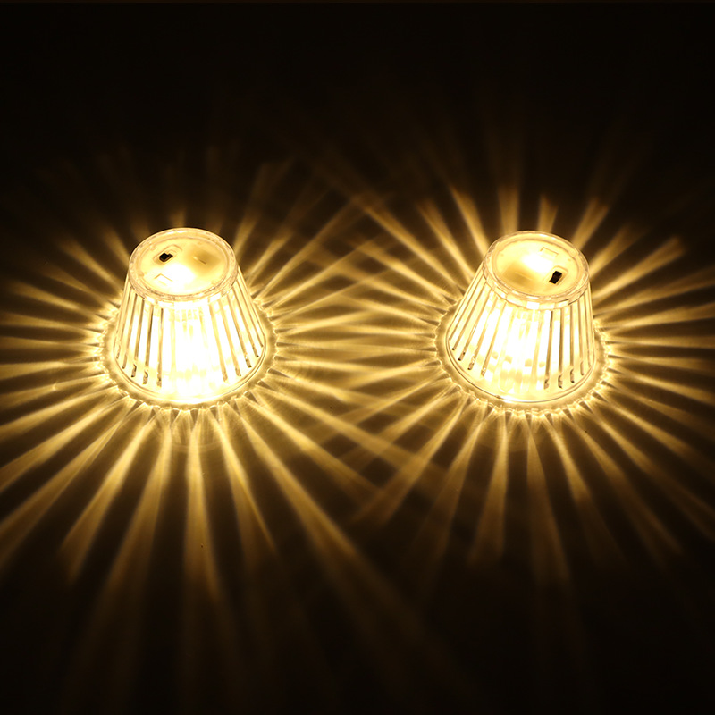 Electronic candles, wind lamps, bedside lamps, crystal diamond lamps, table lamps, atmosphere rose petals, internet-famous romantic night lights details Picture