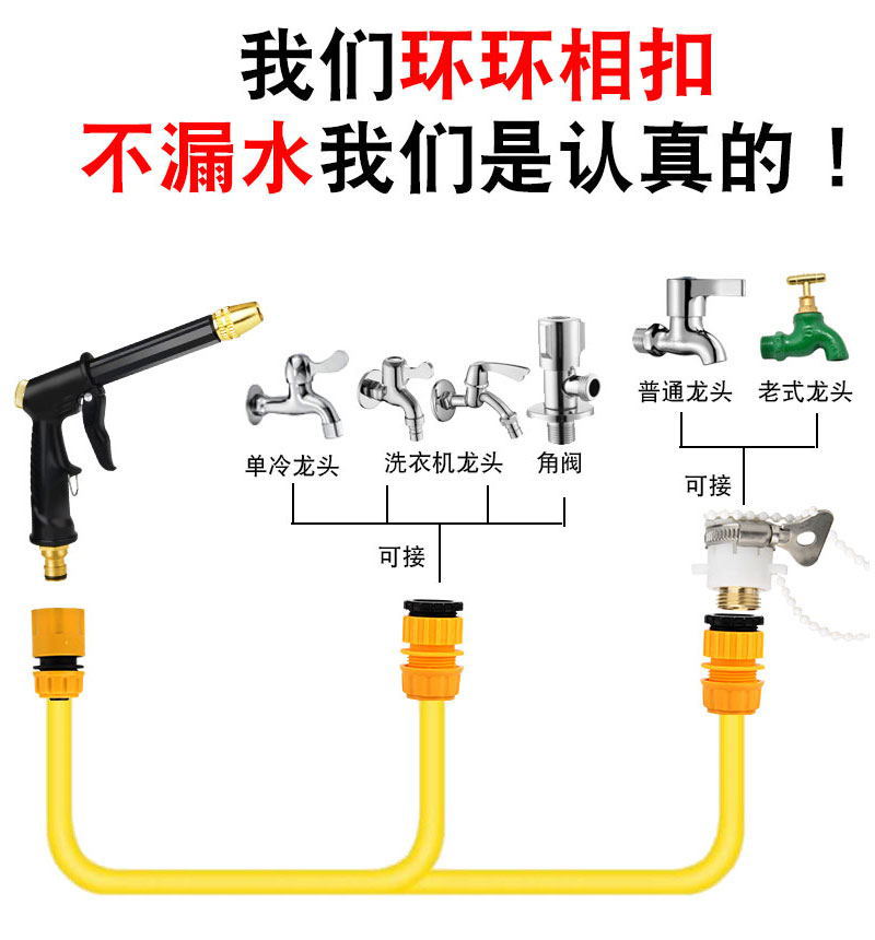 洗车水罐厂家供应高压洗车神器套装家用洗车软管套装四季柔软耐寒水管详情图4