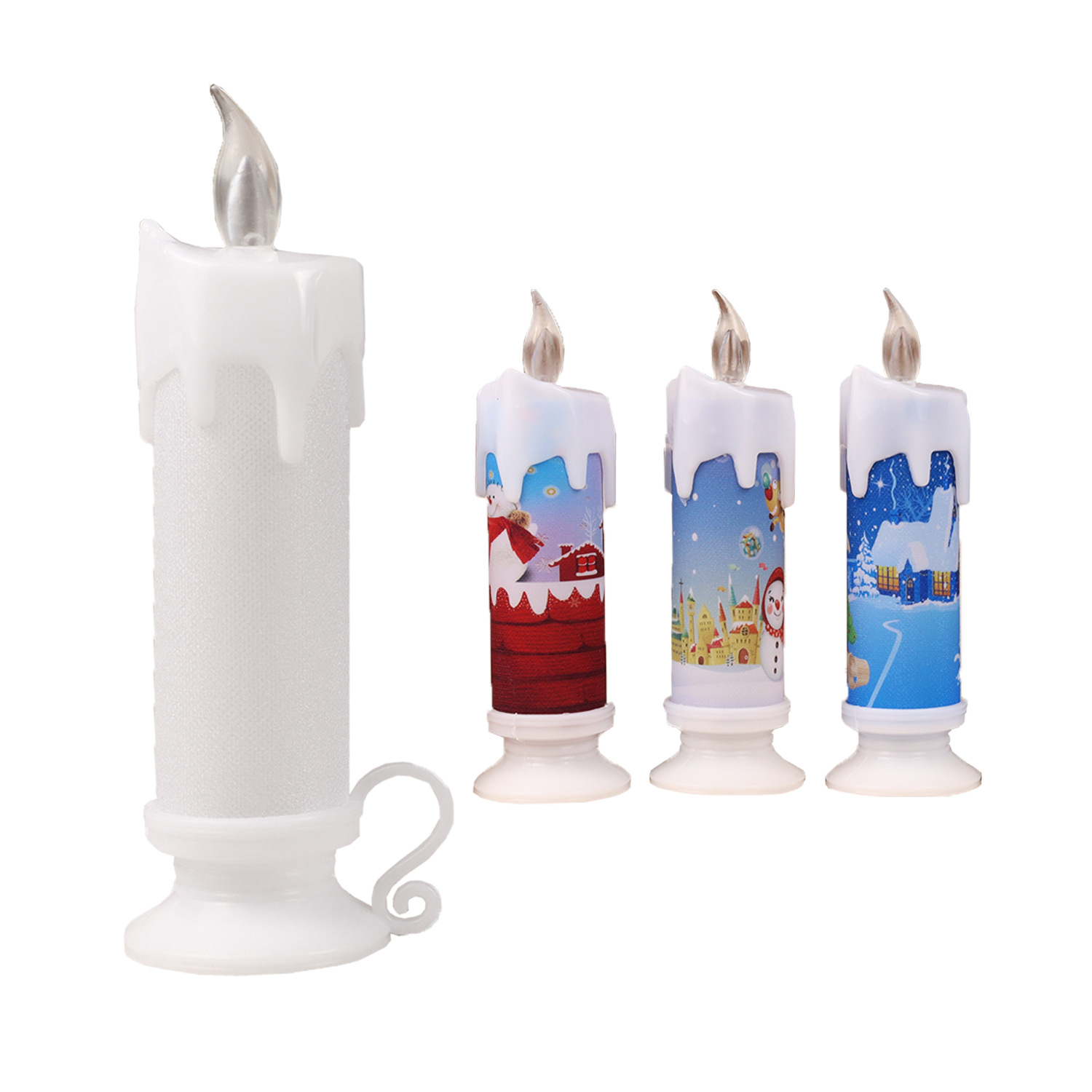 LED electronic flash light shell, wedding celebration, Christmas, Halloween decorative wine glass, simulation candle lamp, customizable patterns Application Scenario