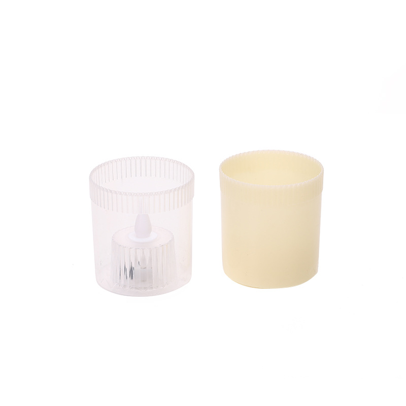 PP flat-mouthed electronic candle flame simulation LED candle lamp romantic home atmosphere prop decoration Item Picture