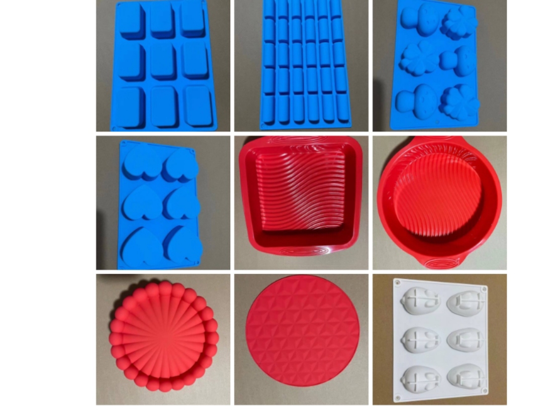 DIY handmade soap mold material: Soft silicone mold, 6-piece chubby little bear mold for making soap Application Scenario