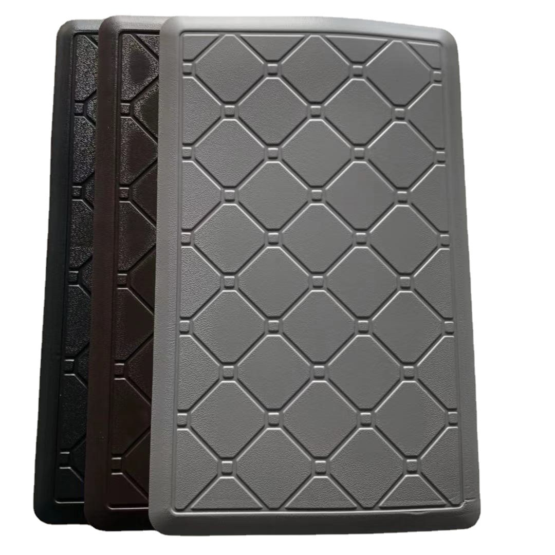 Kitchen MATS, Amazon door MATS, solid-color anti-slip and oil-proof MATS, long PVC pressure-reducing MATS, cross-border 12mm Specification image