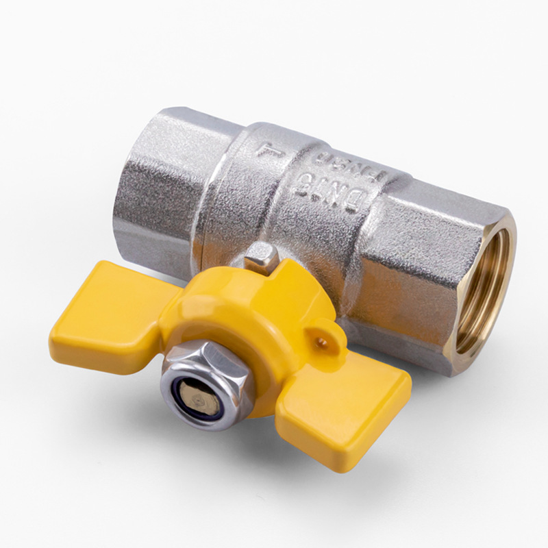 Valve Gas Brass Ball Valve Dn15 Brass Thread All Copper Spool Gas Valve Gas Valve Liquefied Gas Valve