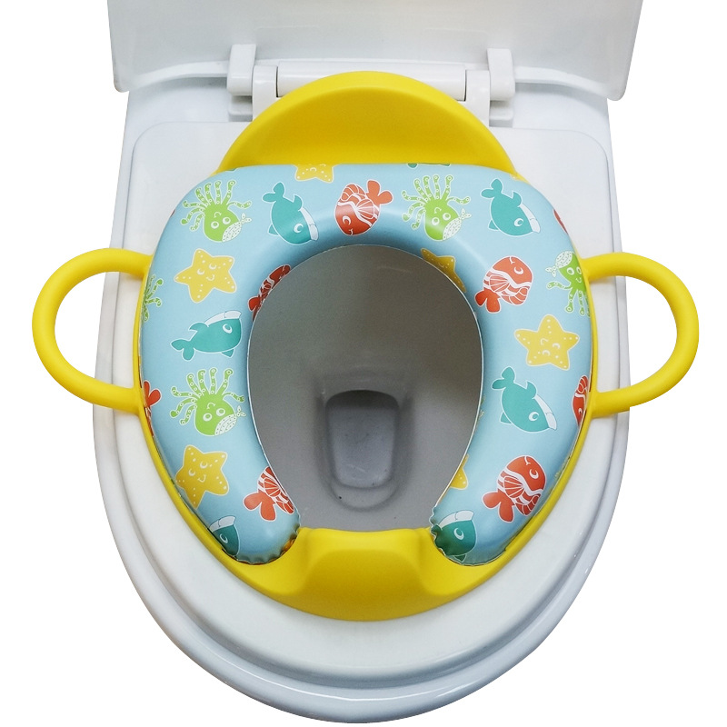 Yibei Plus Children's Toilet Seat Baby Toilet Seat Seat With Handle Children's Toilet Seat Seat Children's Toilet Seat Application Scenario