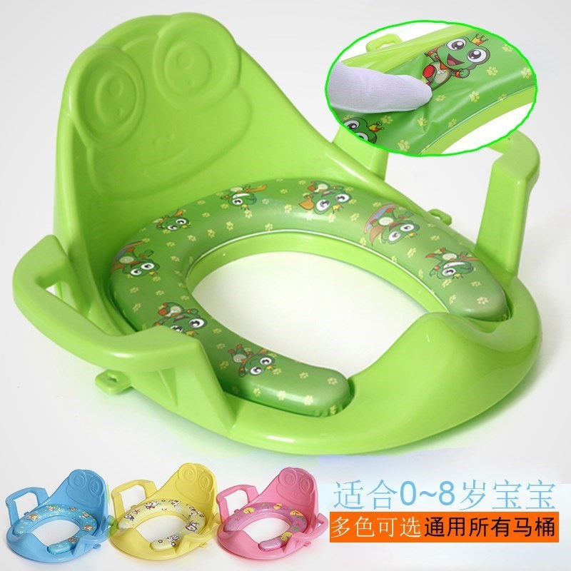 Assist boys in using the toilet, children's toilet seat, large size for infants and babies, male gasket, children's seat, safe children's toilet