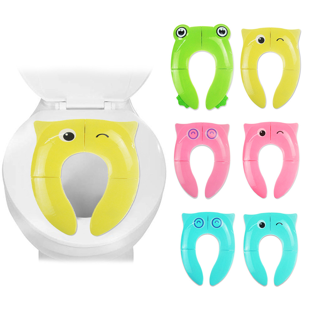 儿童折叠马桶垫婴幼儿辅助坐便器旅游马桶垫folding  potty seat