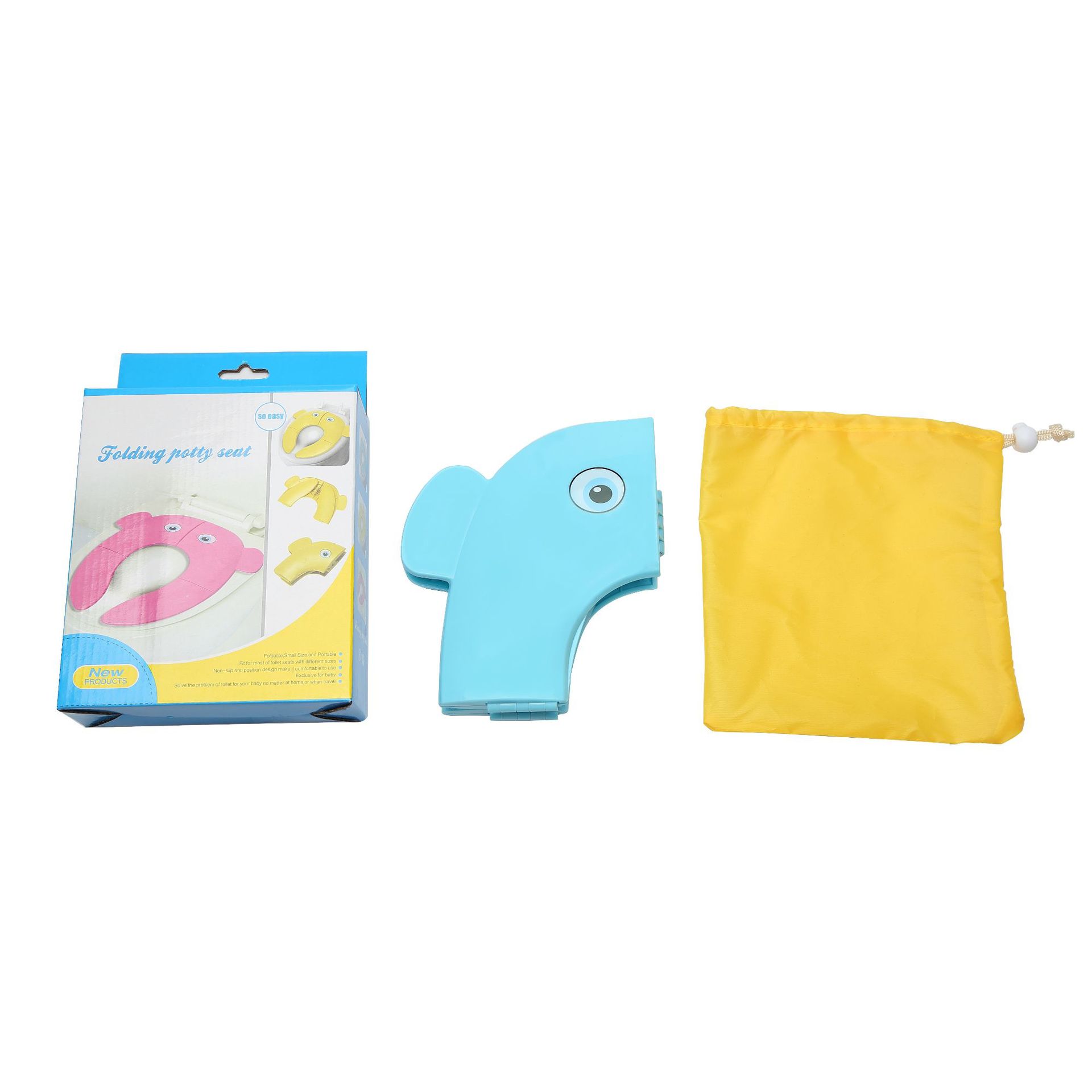 Cute Color Bear Optional Modified Baby Potty Travel Convenient And Easy To Carry Foldable Children's Toilet Seat Item Picture