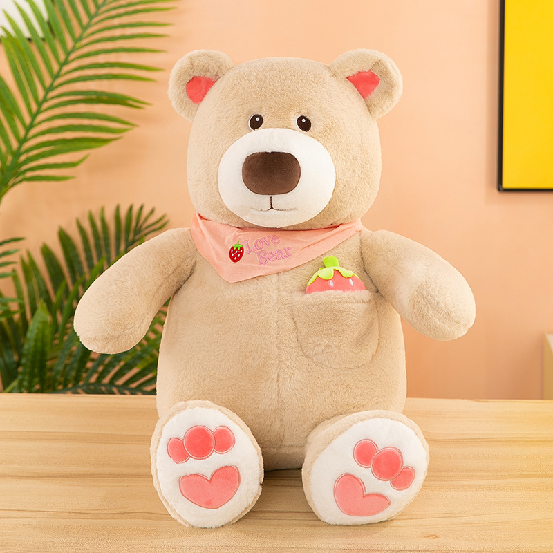 Fresa oso bonito bonnie pequeño conejo pelo bufanda oso muñeca juguete de peluche regalo para niños Application Scenario