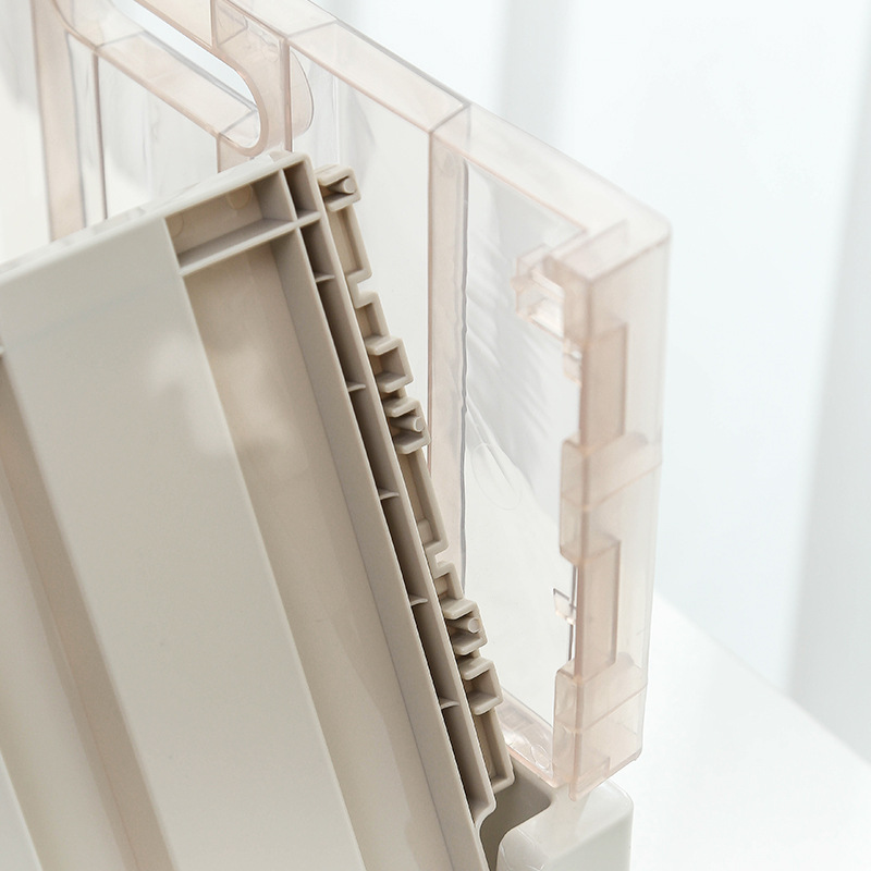 Collapsible Storage Box Plastic Transparent Large Capacity Storage Box Home Storage Box With Lid Book Storage Box Specification drawing
