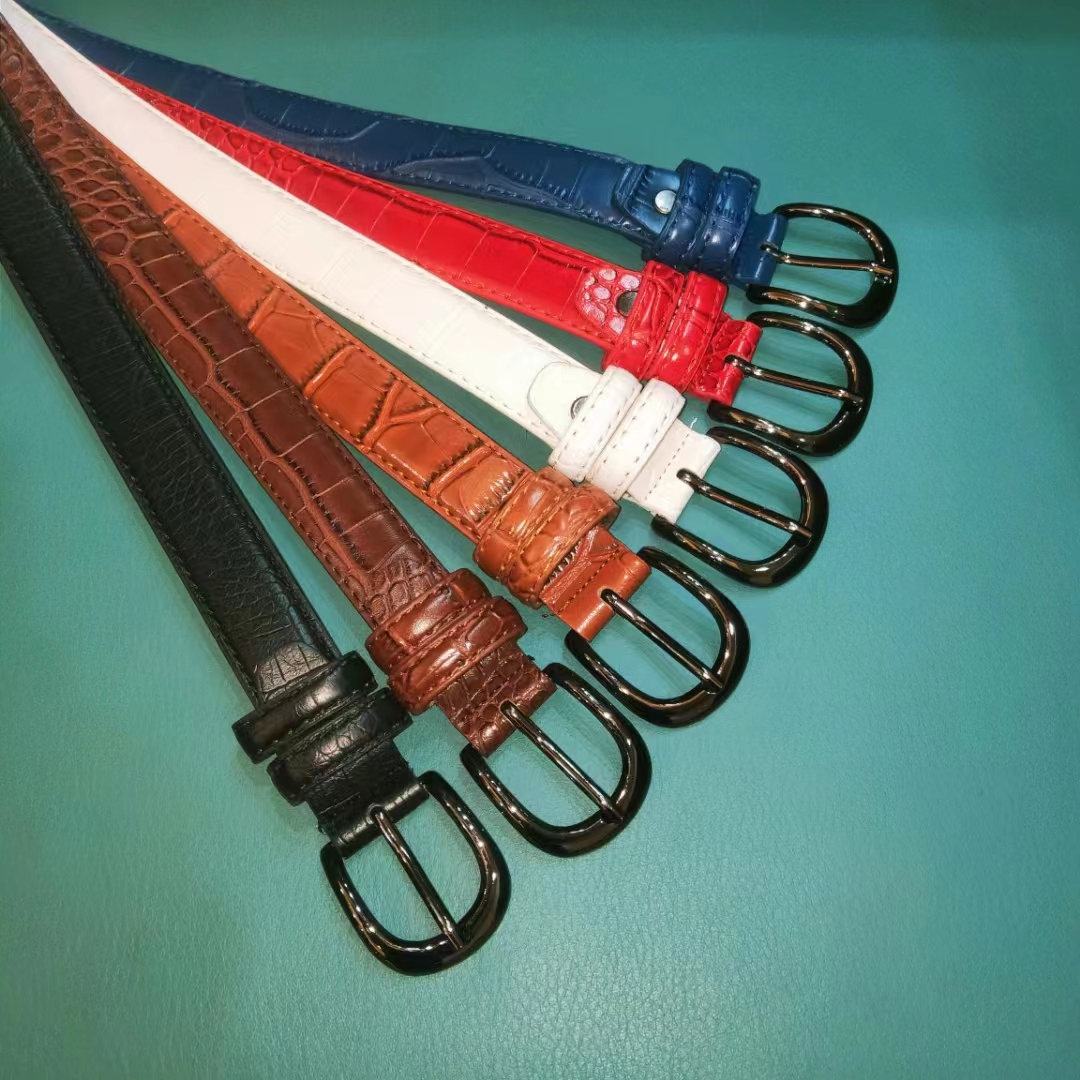 Lady CROc grain stylish belt 2.5 women's leisure needle buckle belt manufacturers spot wholesale sales