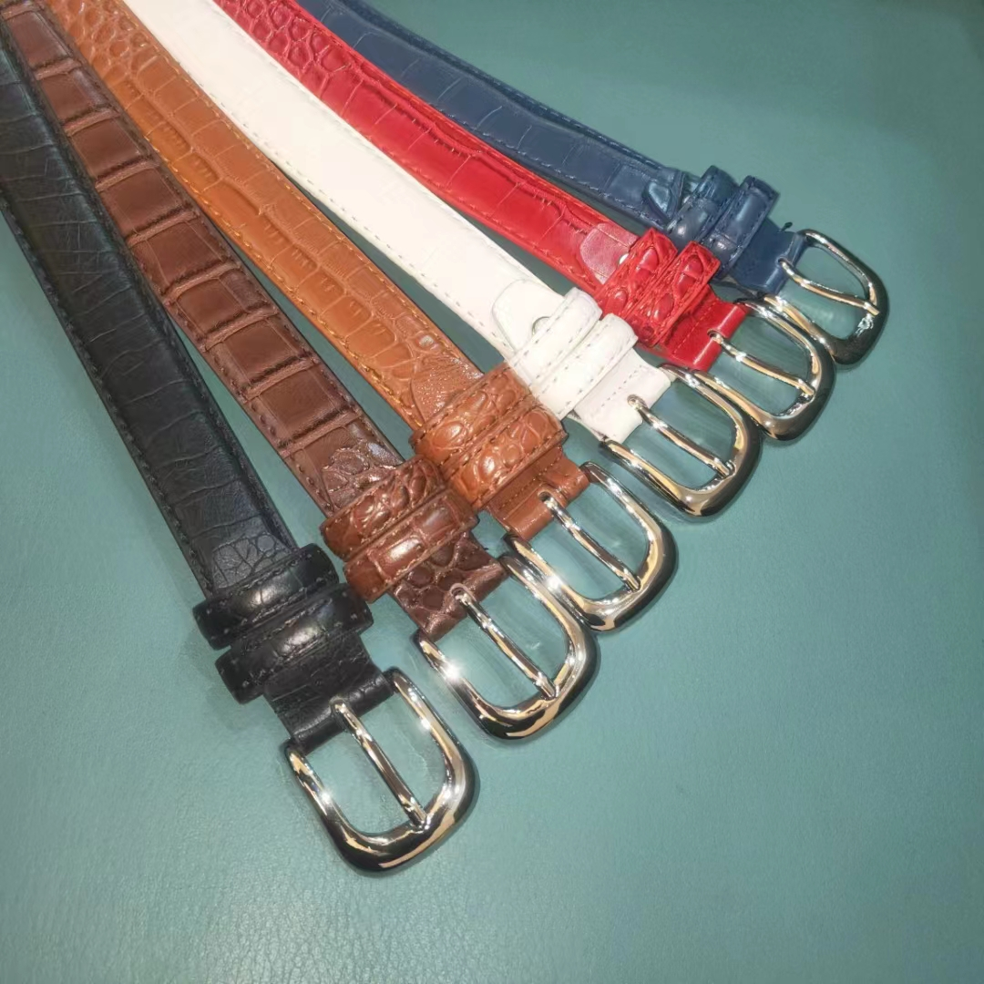 Lady CROc grain stylish belt 2.5 women's leisure needle buckle belt manufacturers spot wholesale sales thumbnail