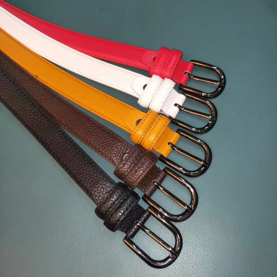 Lady lychee grain fashion style belt 2.5 women's leisure needle buckle belt manufacturers wholesale sales thumbnail