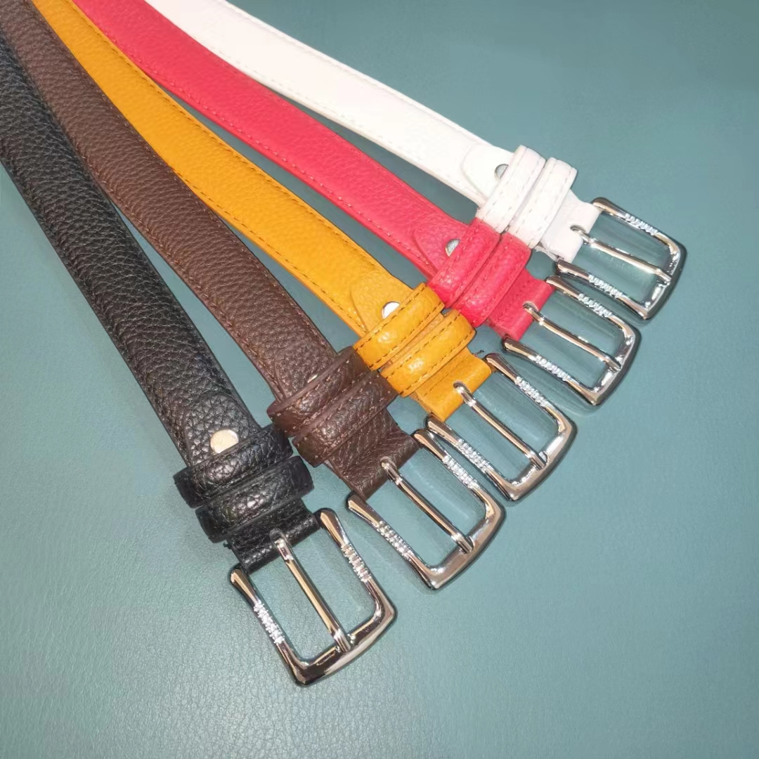Lady lychee grain fashion style belt 2.5 women's leisure needle buckle belt manufacturers wholesale sales thumbnail