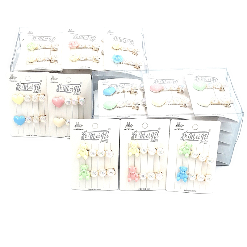 N3215 offers a variety of pearl fashion duck clips, hair clips, duck clips, hair accessories, headwear, and Japanese and Korean accessories for wholesale at a 2-yuan store Specification image