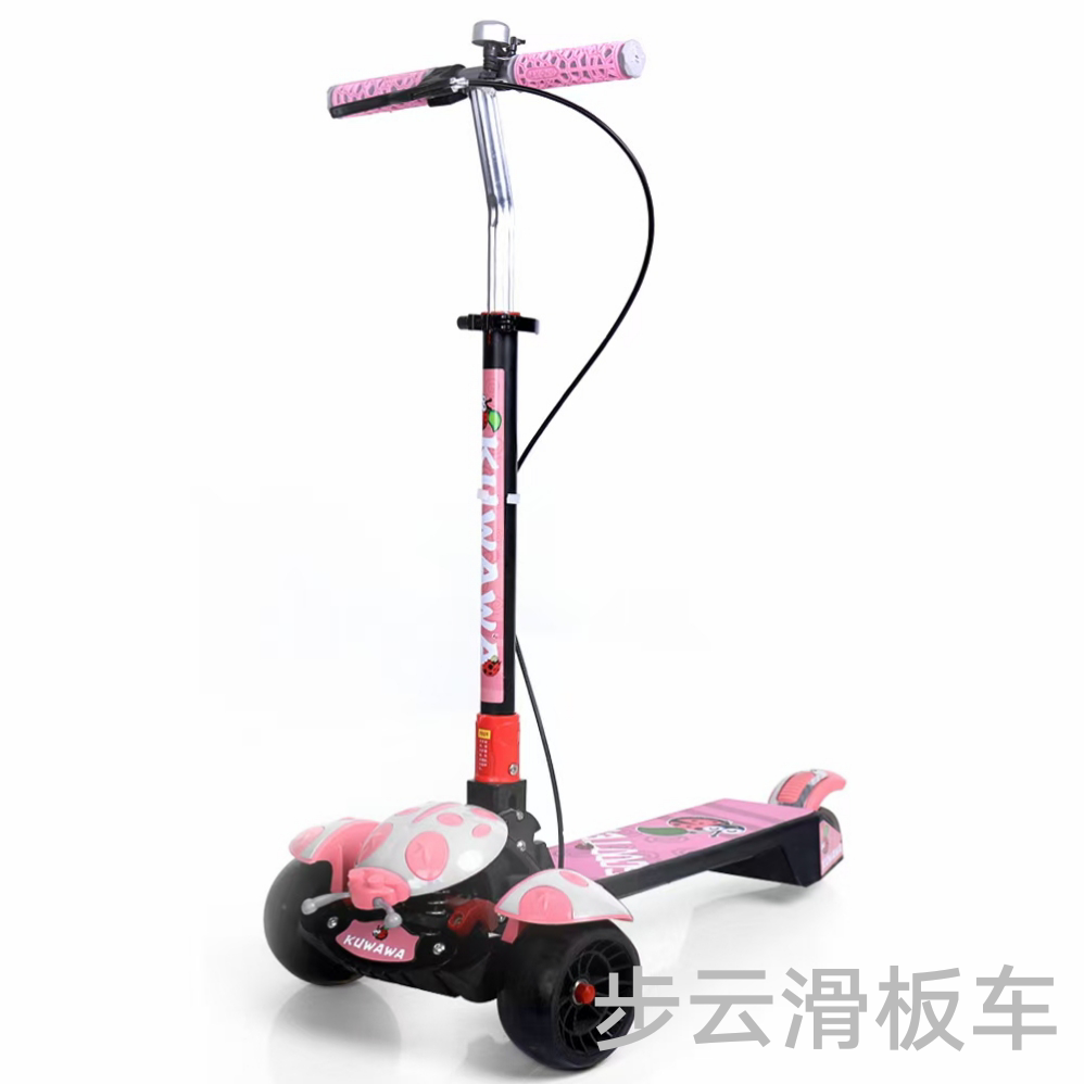 The Buyun large scooter is equipped with a handbrake, pu large wheels, lights, music, a matte base plate and a bell Application Scenario
