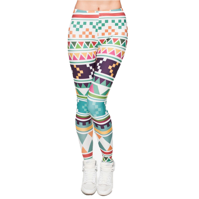 2022 Cross-border bestsellers: 3D digital printed yoga pants with European and American style, casual sports tights, breathable leggings for women Application Scenario