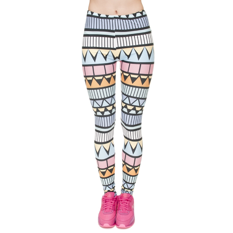 2022 Cross-border bestsellers: 3D digital printed yoga pants with European and American style, casual sports tights, breathable leggings for women details Picture