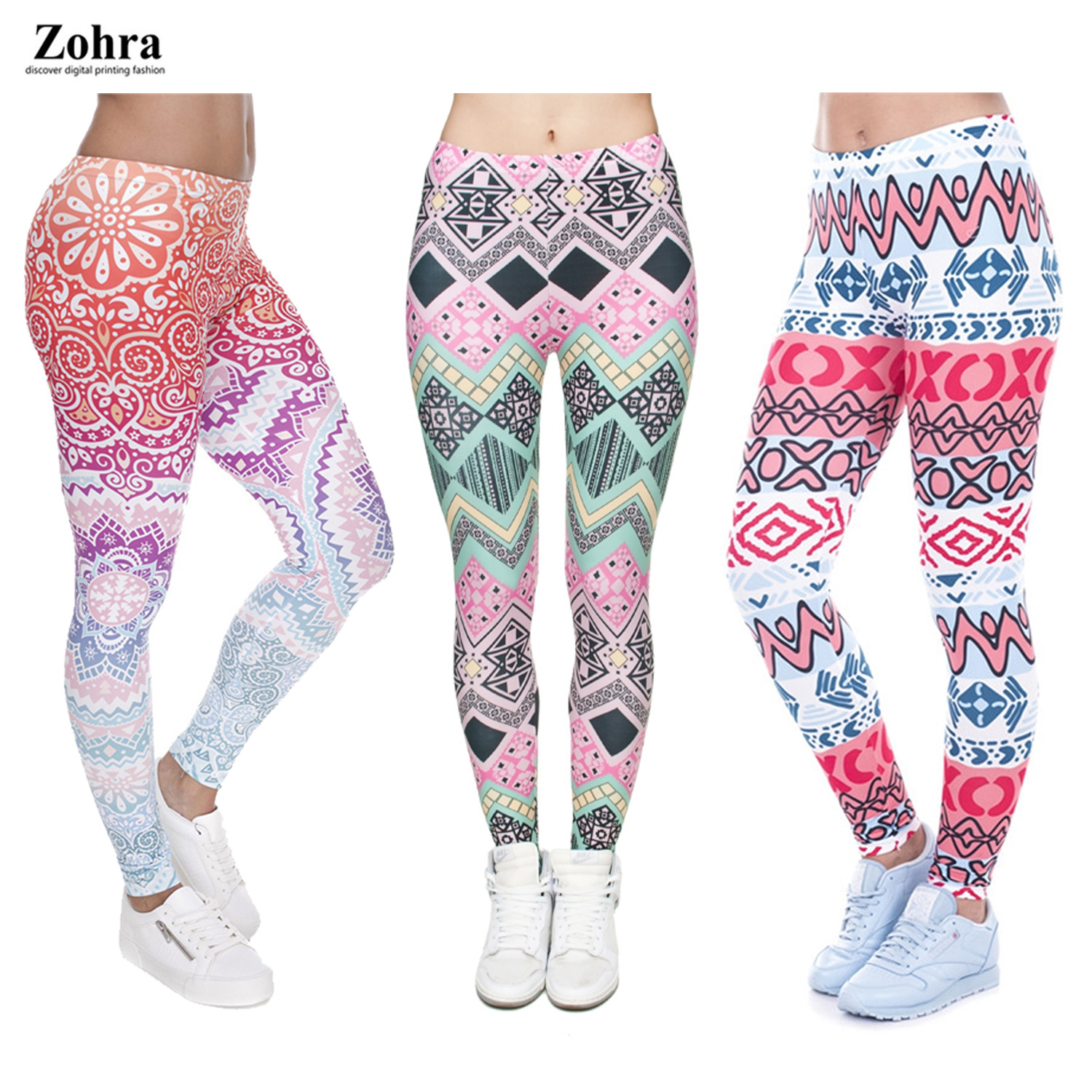 2022 Cross-border bestsellers: 3D digital printed yoga pants with European and American style, casual sports tights, breathable leggings for women