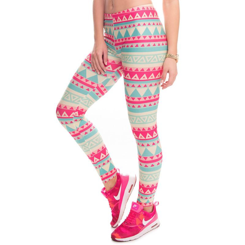 2022 Cross-border bestsellers: 3D digital printed yoga pants with European and American style, casual sports tights, breathable leggings for women Item Picture