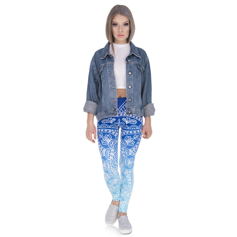 Amazon 2022 export Slimming and lifting yoga Pants for Women, printed sports high-waisted leggings, tight pants wholesale for women details Picture