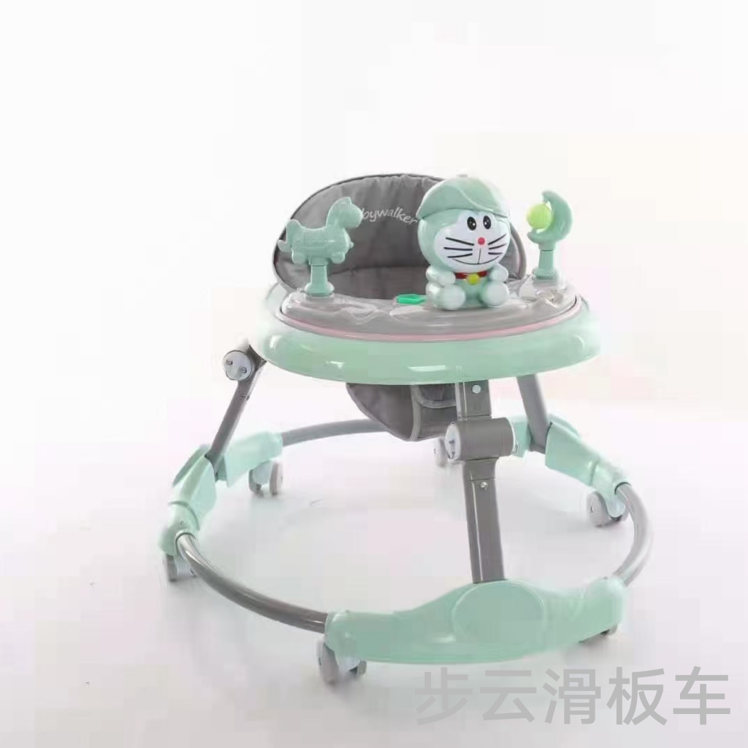 Buyun baby walker with push rod to prevent O-shaped legs. It is a multi-functional baby walker that can be used and pushed by babies details Picture