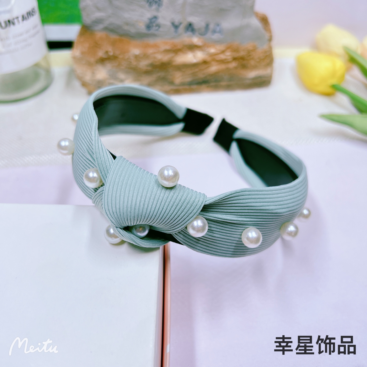 YAJA's versatile pearl hairband, fashionable headband, hairpin, and simple hairpin for women's Internet celebrities - new headwear Item Picture