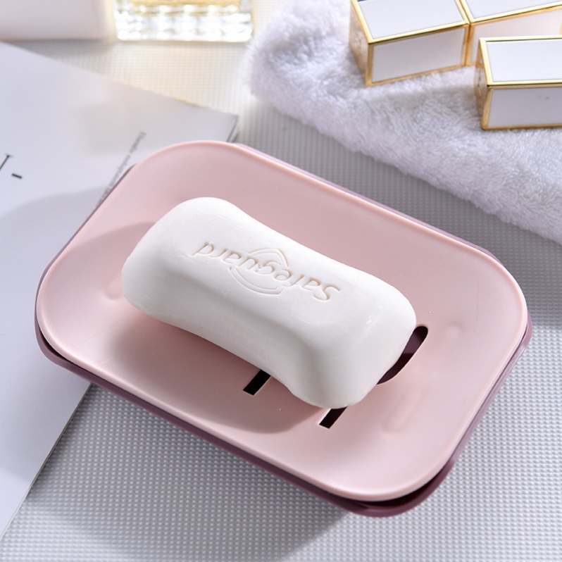 Factory direct supply of creative household soap boxes, thickened and enlarged draining soap boxes with layered shapes, wholesale Specification image