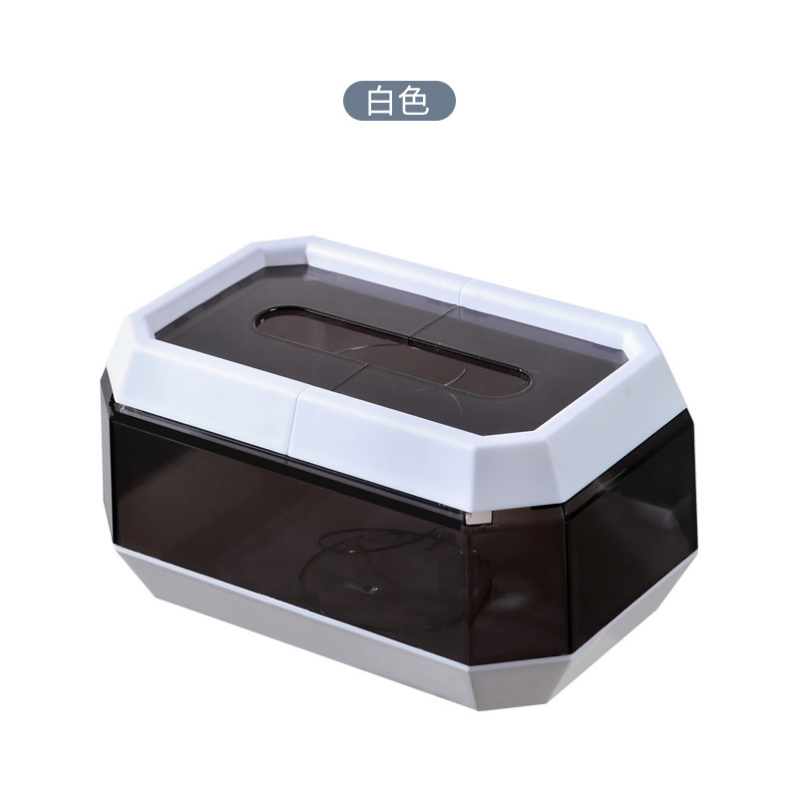 The new Nordic light luxury tissue box with a spring is a great choice for home use, suitable for living rooms, bathrooms and kitchens Item Picture