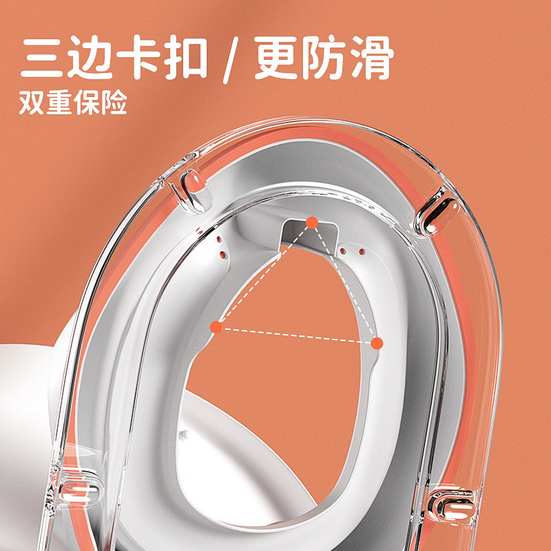 Household Children's Toilet Seat Category Ladder Type Toilet Seat Non-Slip Auxiliary Stool Stool For Children Specification drawing