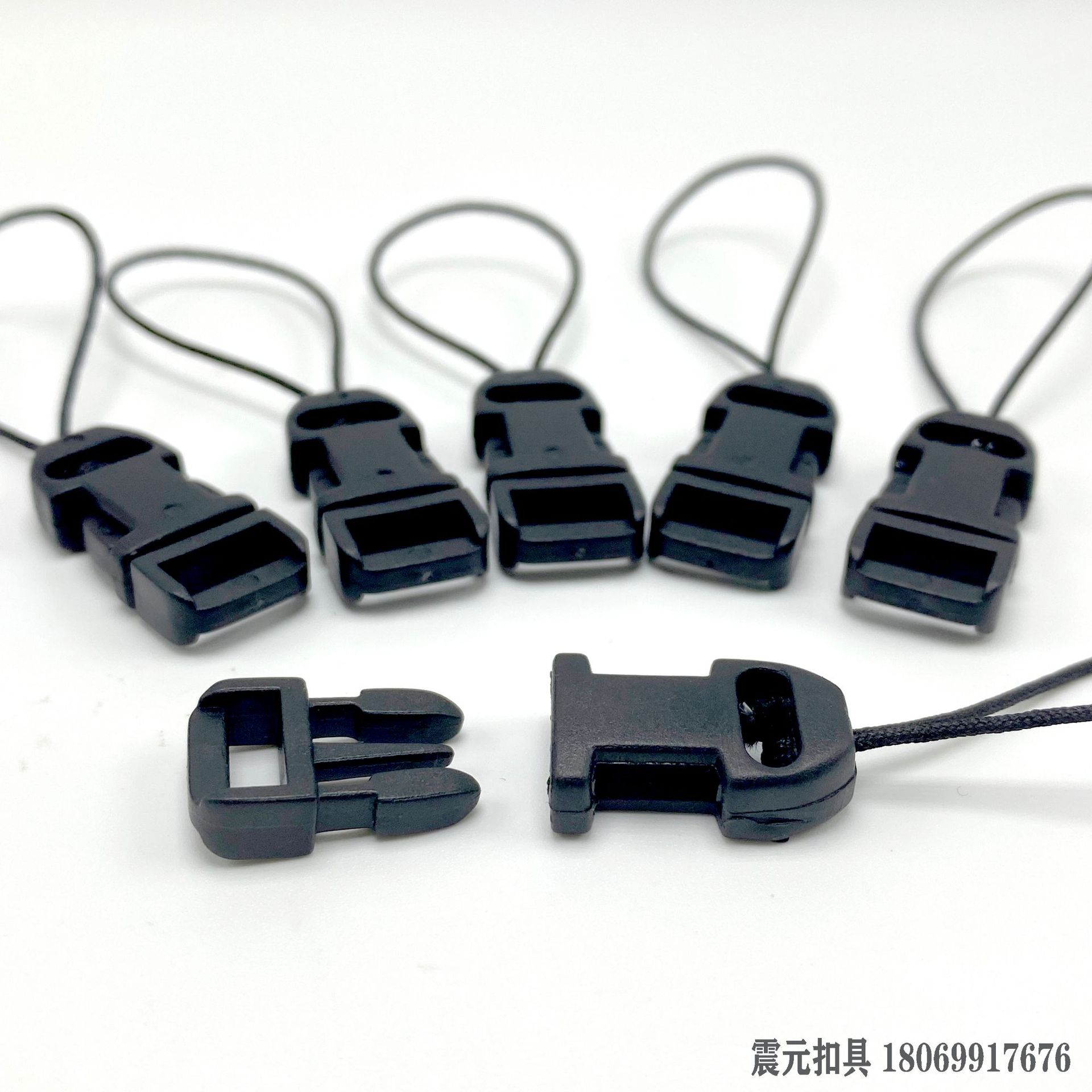 手机挂绳/塑料扣具 /插扣细节图