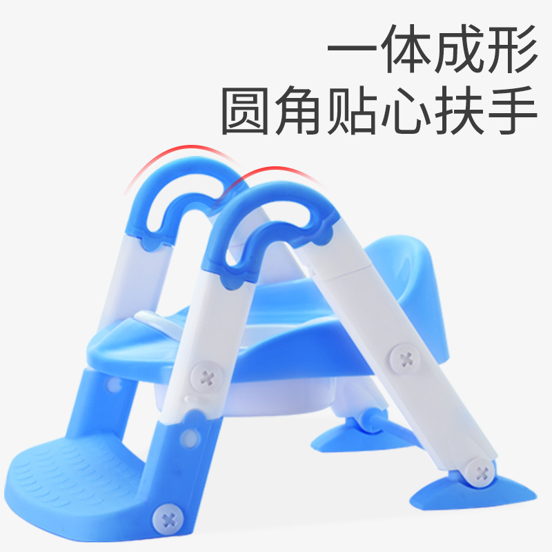 幼儿童马桶女宝宝坐便器男尿盆楼梯式两用辅助小孩蹲便器蹲凳母婴细节图
