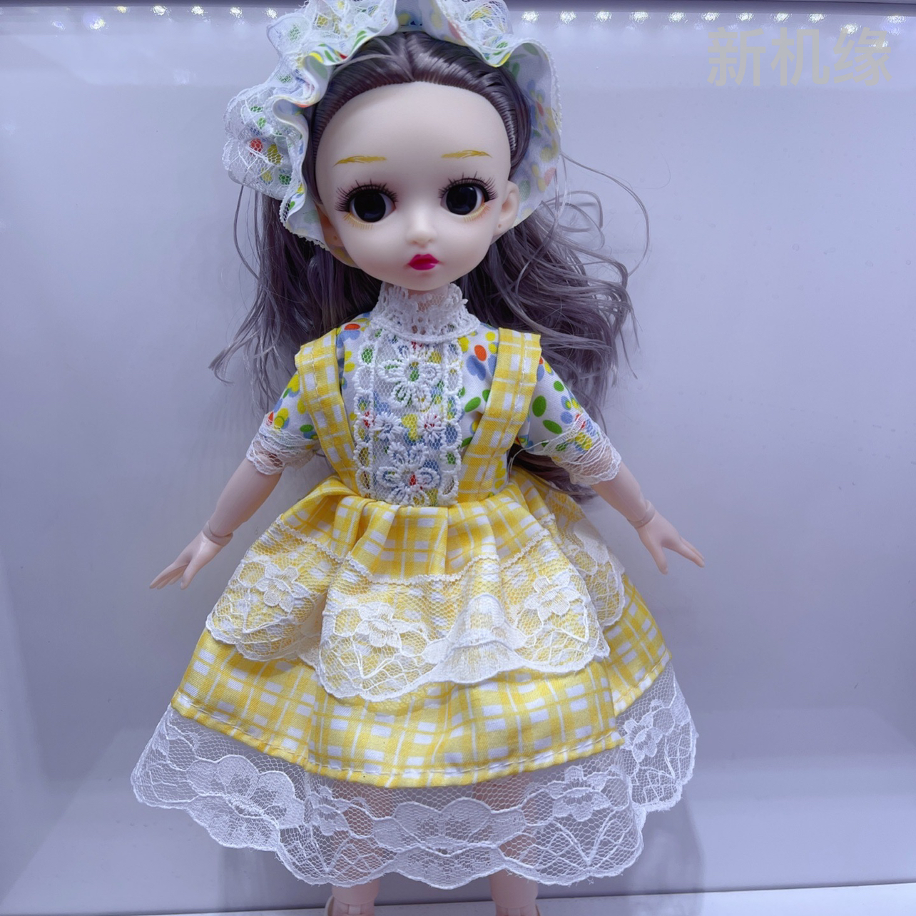New 30cm 12-inch fashionable Barbie doll detachable and dress-up sample doll keychain pendant Item Picture