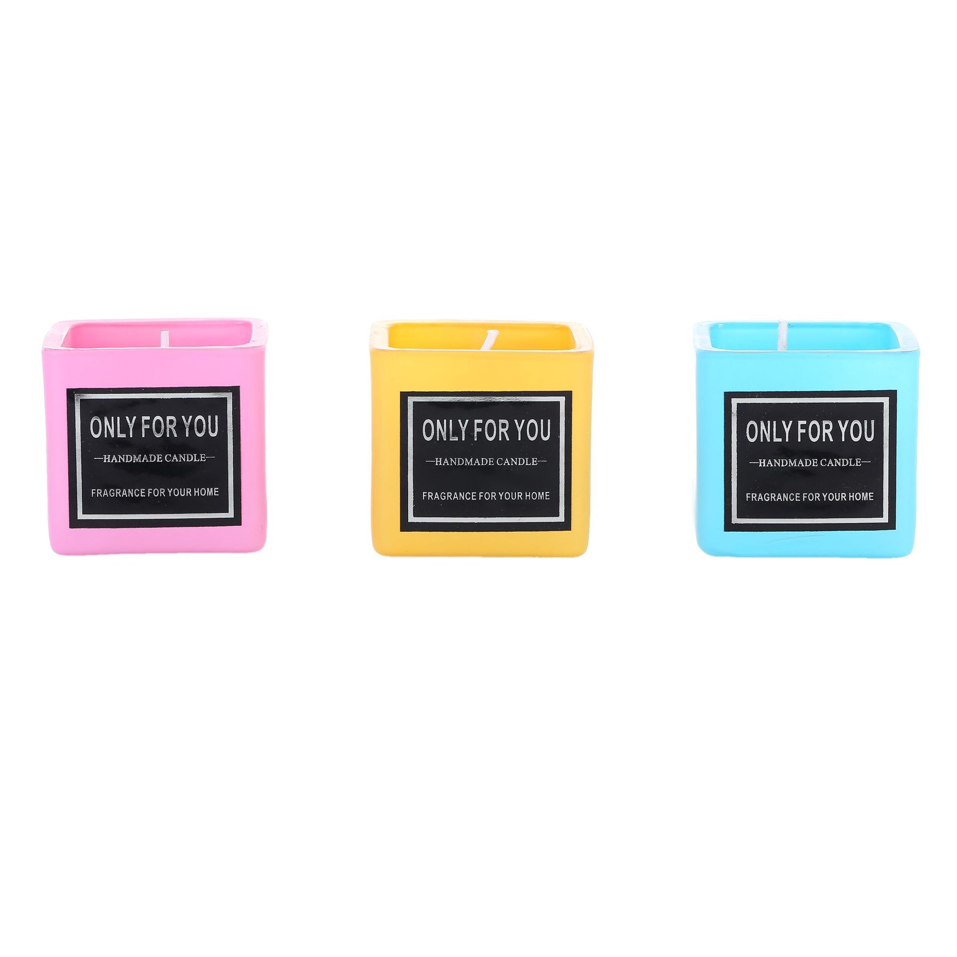 Scented candle ins creative glass candle Wedding hotel scented candle