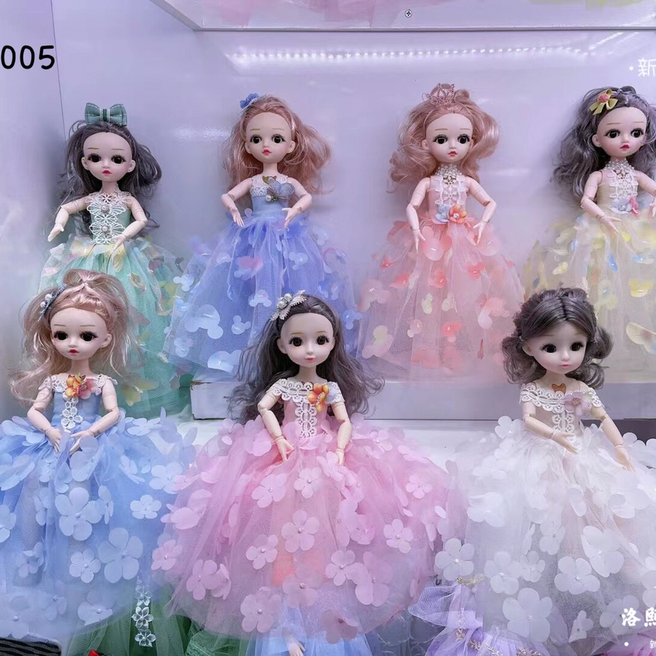 New Chance Barbie doll 30cm music doll wedding Princess key chain pendant