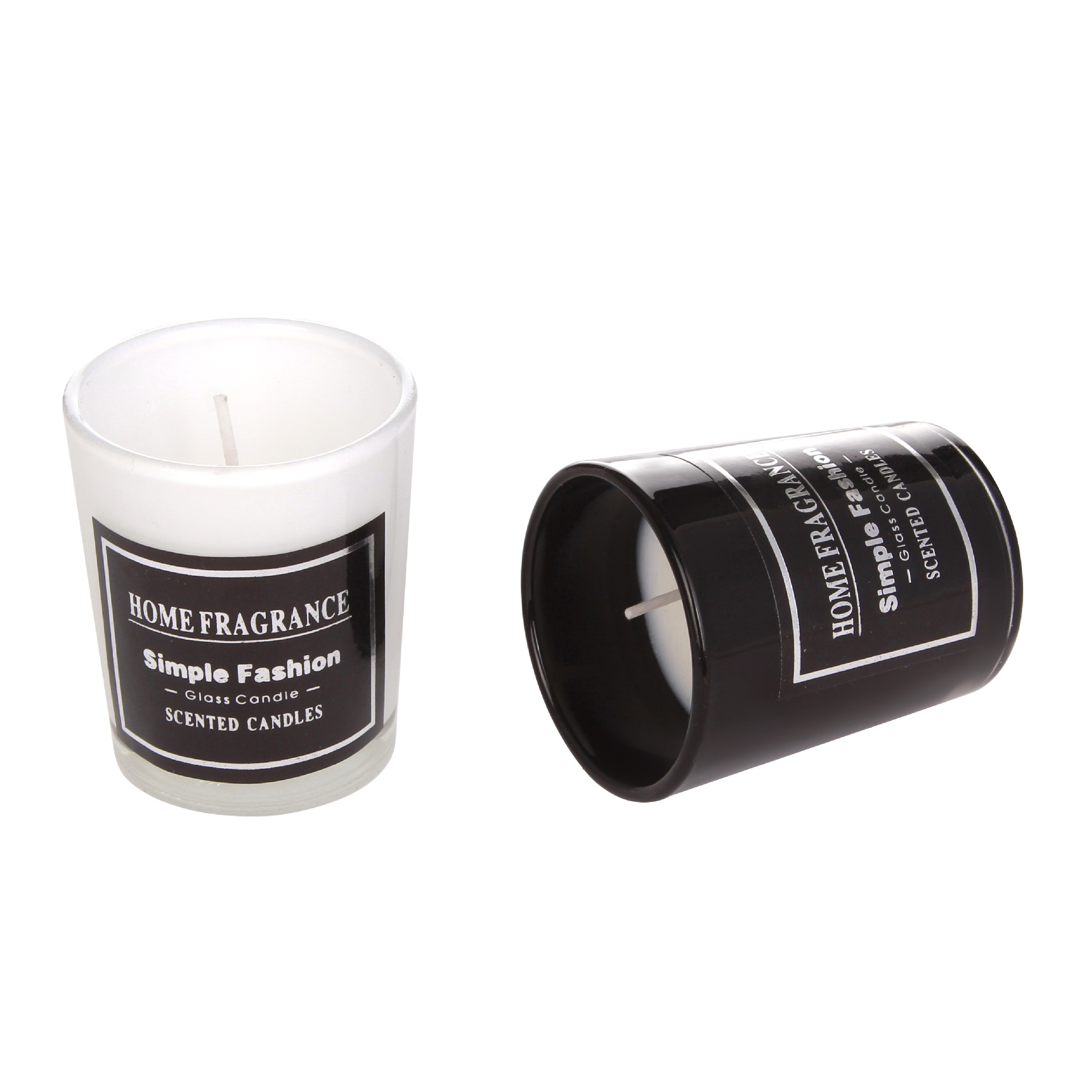Minimalist wind manufacturers direct smokeless candle bedroom fragrance glass scented candle with hand gift thumbnail