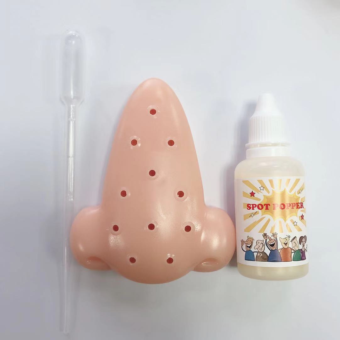 创意发泄解压玩具鼻子挤痘痘挤粉刺玩具新奇特恶搞搞怪玩具现货详情图2