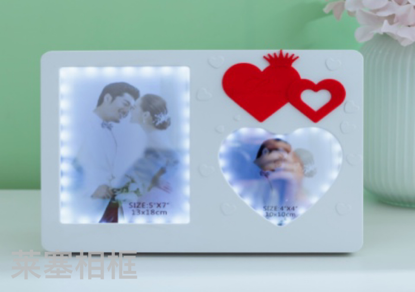 Creative decorative items with lights for home decoration, living room and bedroom handicrafts, photos, magic mirrors and photo frames