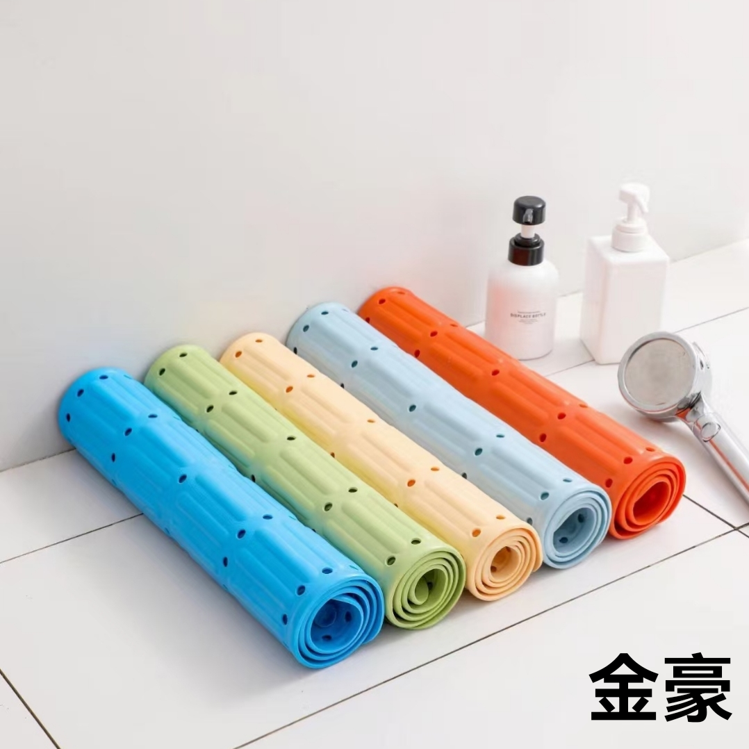 新款PVC抗菌防滑浴室地垫