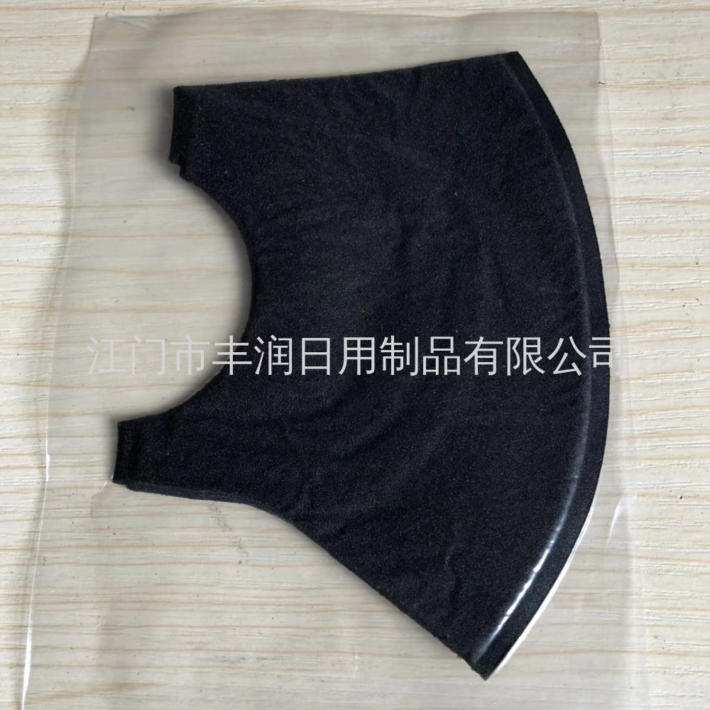 Black adult sponge mask of celebrity style, non-medical trendy export mask details Picture