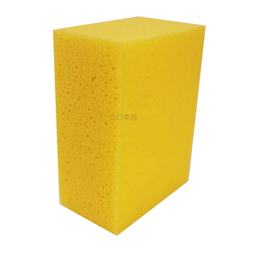 Wholesale epoxy colored sand cleaning sponge blocks, tile grouting and edge grinding large water-absorbing grouting sponge wiping from sponge manufacturers Application Scenario
